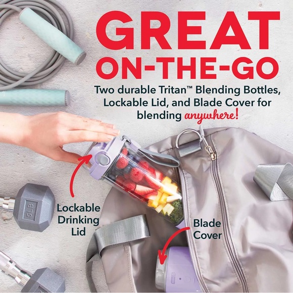 NIB Dash Portable USB Blender With Bonus Jar - Picture 10 of 14